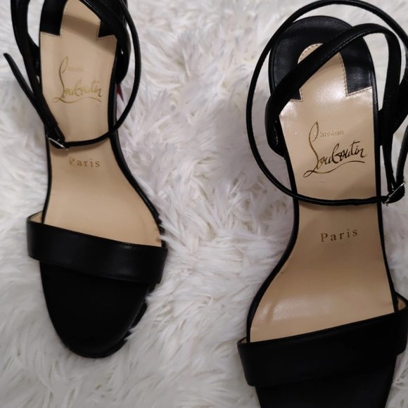 Christian Louboutin Loubigirl 100 Leather Sandal - Picture 5 of 6
